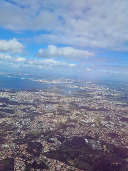 viaggio Lisbona atterraggio 